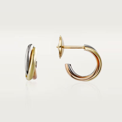 [Blue Tears Jewelry]TRINITY ON DIAMOND MINI EARRINGS