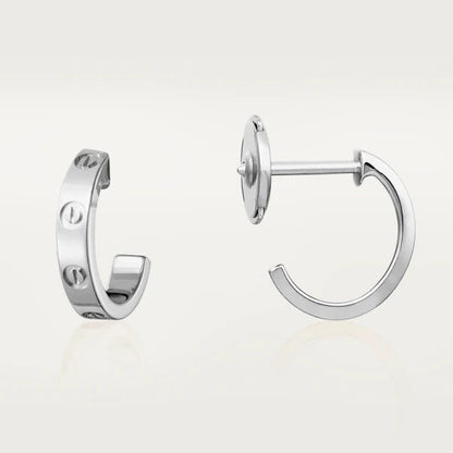 [BLAUE TRÄNEN]LIEBE OHRRINGE 2,65MM SILBER 