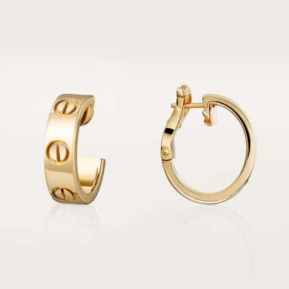 [Blue Tears Jewelry]LOVE 5.5MM EARRINGS