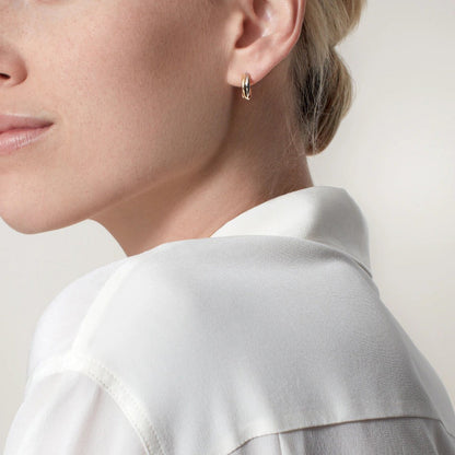 [Blue Tears Jewelry]TRINITY ON DIAMOND MINI EARRINGS