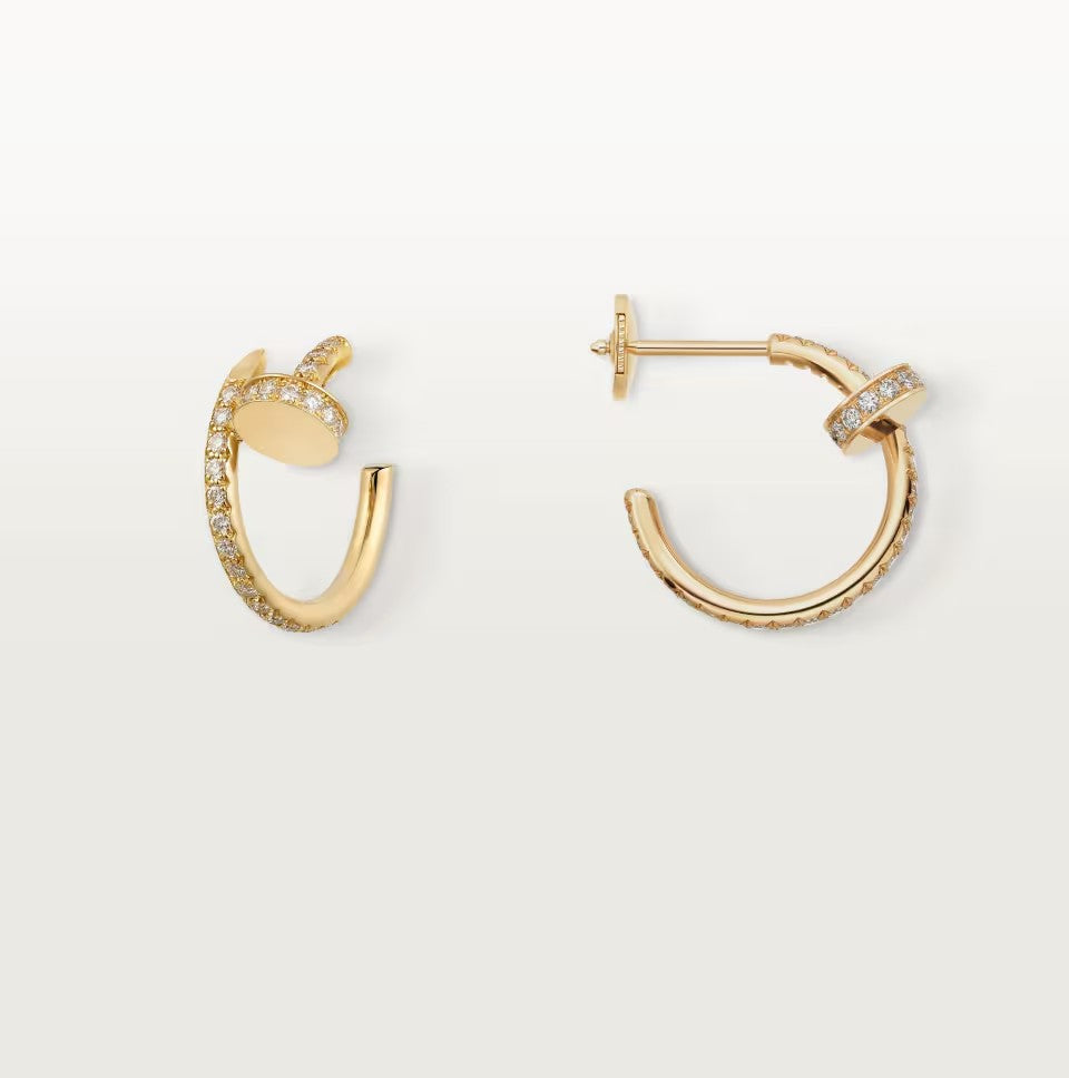 [Blue Tears Jewelry]JUSTE FULL DIAMOND SMALL EARRINGS