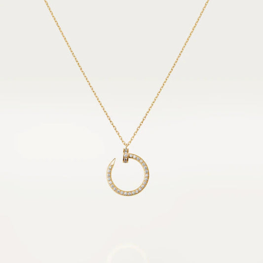 [BLAUE TRÄNEN]JUSTE HALSKETTE GOLD DIAMANTEN 