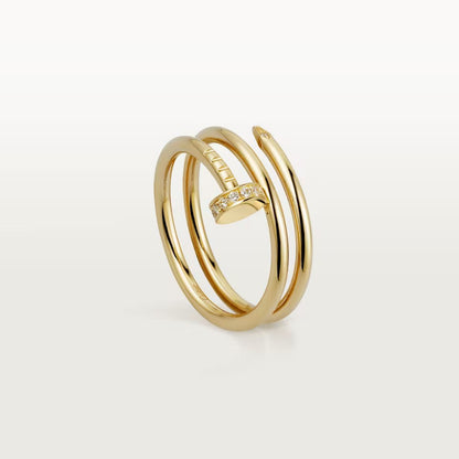 [Blue Tears Jewelry]JUSTE RING 4.8MM HALF DIAMOND