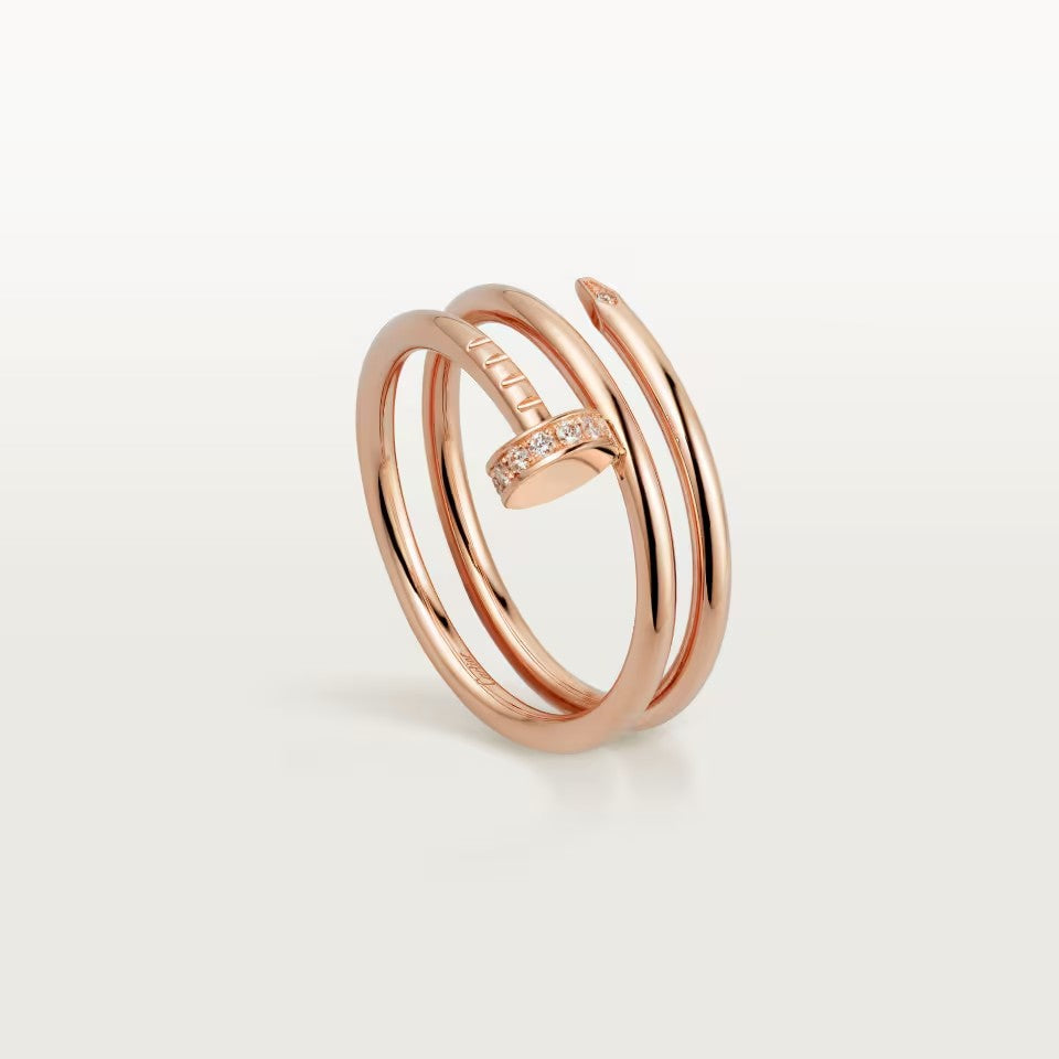 [Blue Tears Jewelry]JUSTE RING 4.8MM HALF DIAMOND