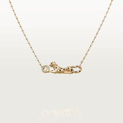 [Blue Tears Jewelry]PANTHERE FULL DIAMOND NECKLACE