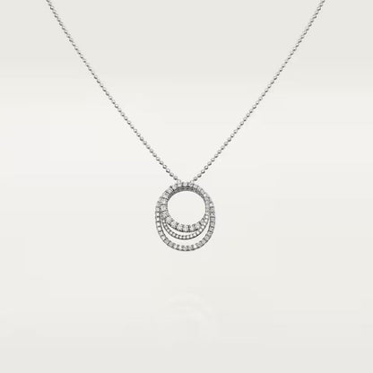 [Blue Tears Jewelry]ETINCELLE  FULL DIAMOND NECKLACE
