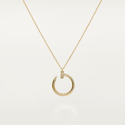 [Blue Tears Jewelry]JUSTE NECKLACE HALF DIAMOND