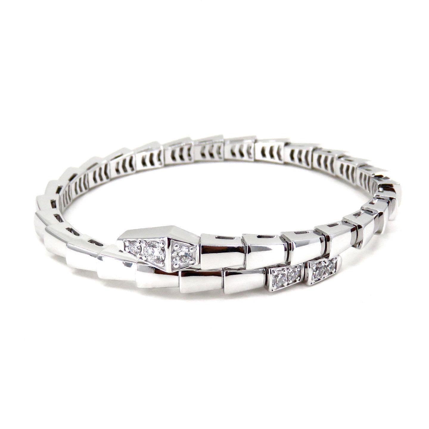 [BLAUE TRÄNEN]SERPENTI ARMBAND DIAMANTEN SILBER