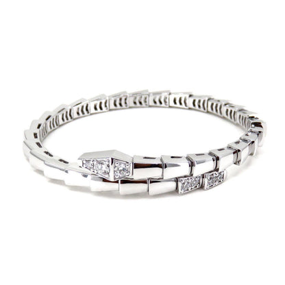 [BLAUE TRÄNEN]SERPENTI ARMBAND DIAMANTEN SILBER