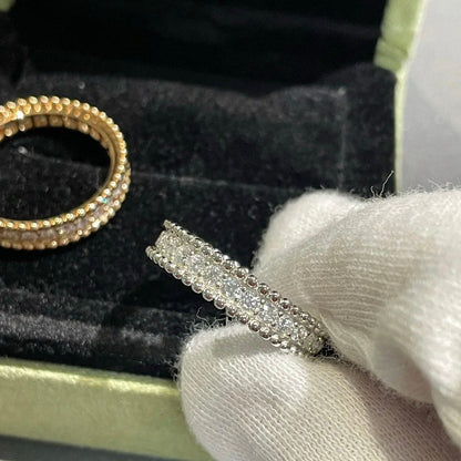 [BLAUE TRÄNEN]PERLEE DIAMANT SILBERRING