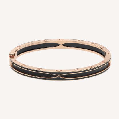 [BLUE TEARS]ZERO 1 ROSA GOLD MIT MATTSCHWARZEM KERAMIKARMBAND