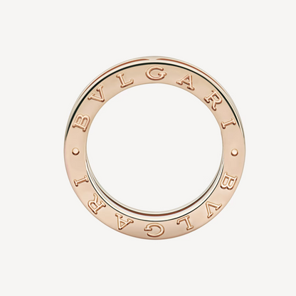 [BLAUE TRÄNEN] ZERO 1 EINBAND-RING MIT DIAMANTEN AUF DEM SPIRALRING