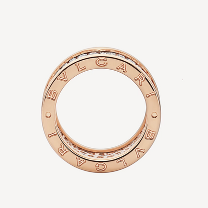 [BLAUE TRÄNEN] ZERO 1 MIT DIAMANTEN AUF DEM SPIRALRING