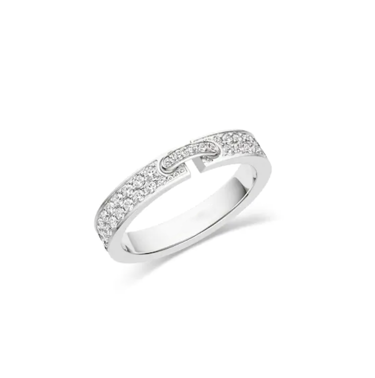 [BLAUE TRÄNEN] ALLIANCE LIENS VIDENCE DIAMANTRING MIT 4 MM PAVET