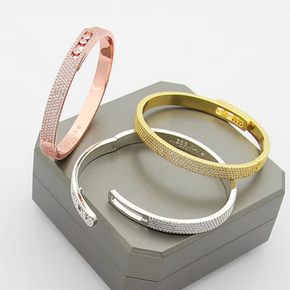 [Blue Tears Jewelry]Move Noa Full Pavé Diamond Bangle Bracelet