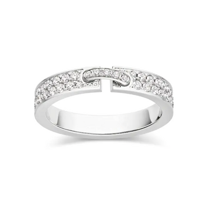 [BLAUE TRÄNEN] ALLIANCE LIENS VIDENCE DIAMANTRING MIT 4 MM PAVET