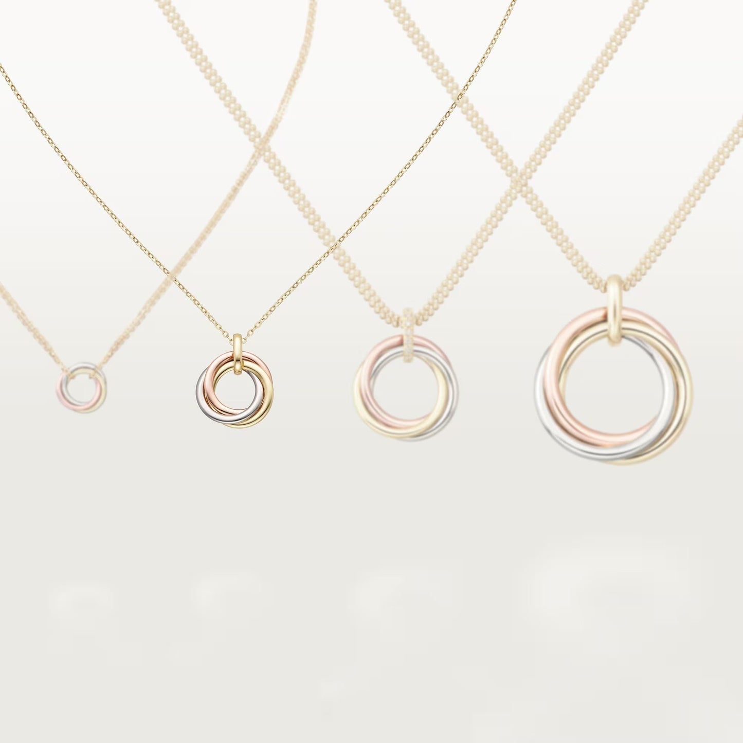 [Blue Tears Jewelry]TRINITY SMALL NECKLACE
