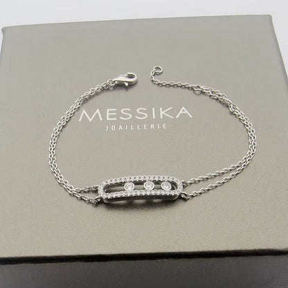 [Blue Tears Jewelry] Move Classique pavé bracelet