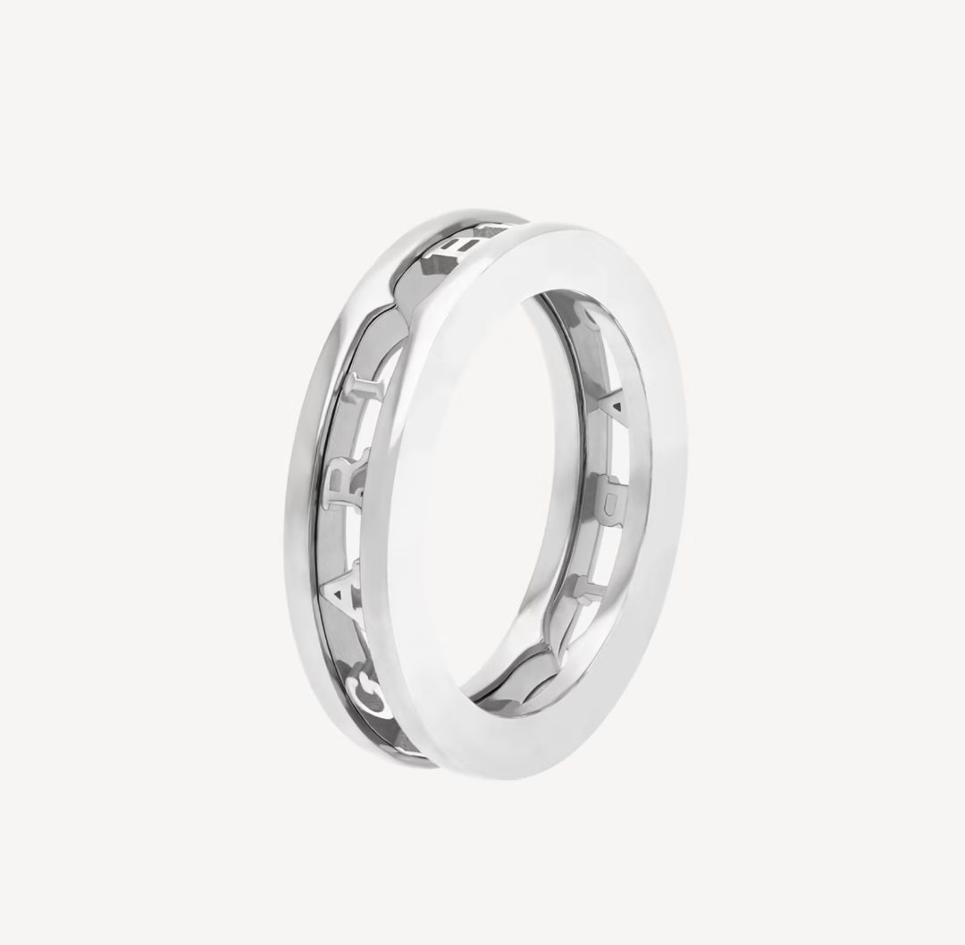 [BLAUE TRÄNEN] ZERO 1 ONE-BAND MIT DURCHBROCHENER LOGO-SPIRALRING