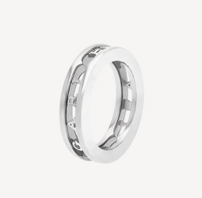 [BLAUE TRÄNEN] ZERO 1 ONE-BAND MIT DURCHBROCHENER LOGO-SPIRALRING