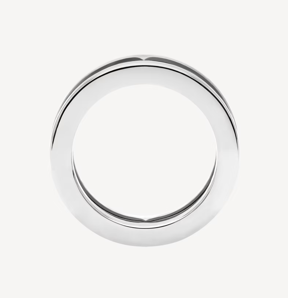 [BLAUE TRÄNEN] ZERO 1 ONE-BAND MIT DURCHBROCHENER LOGO-SPIRALRING