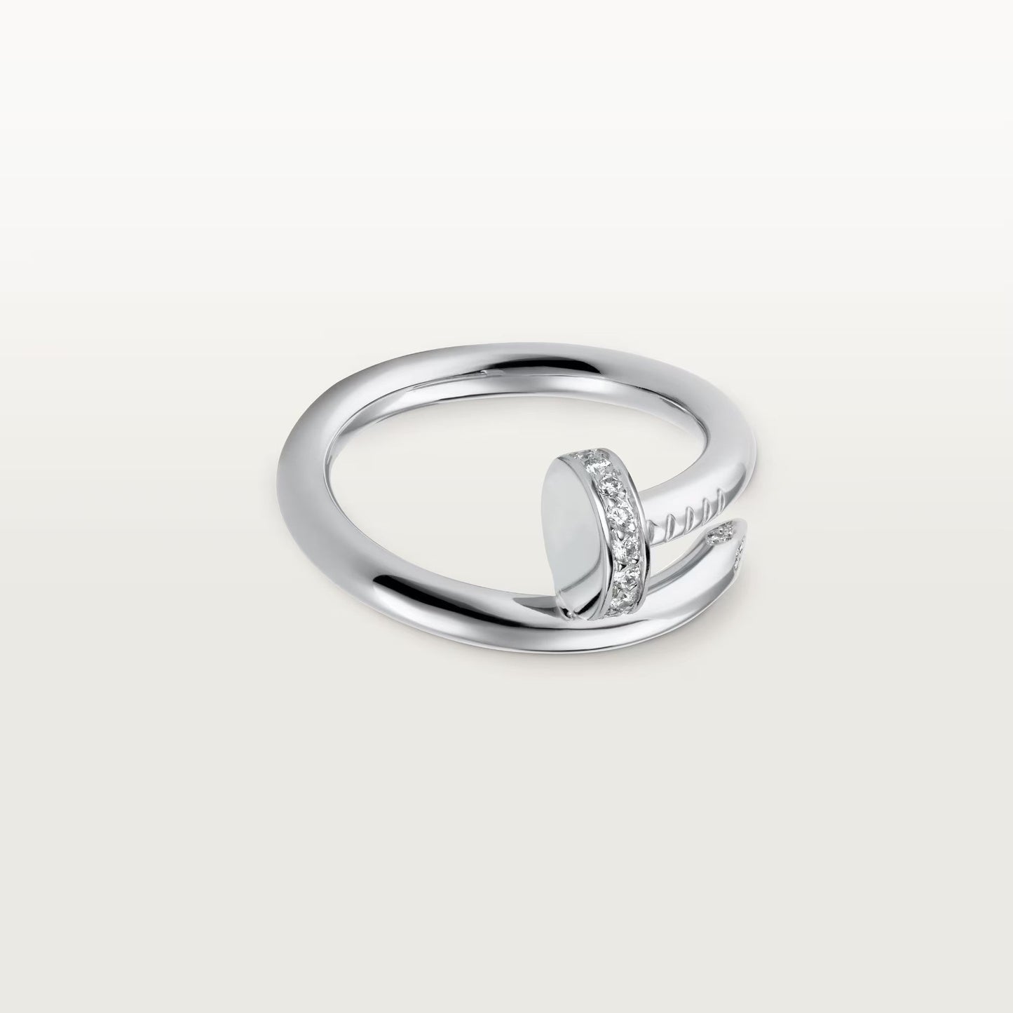 [Blue Tears Jewelry]JUSTE RING 2.6MM HALF DIAMOND