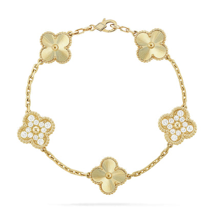 [BLUE TEARS] CLOVER 5 MOTIF LASER BRACELET COLLECTION