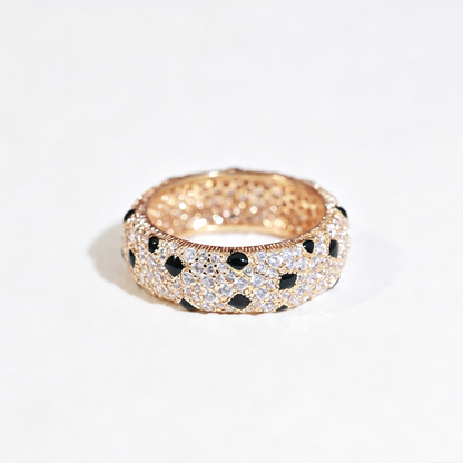 [Blue Tears Jewelry]PANTHERE SPOTTED FULL DIAMOND RING