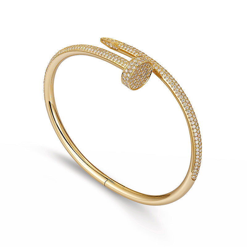 [BLAUE TRÄNEN]JUSTE ARMBAND 3,5MM ALLE DIAMANTEN