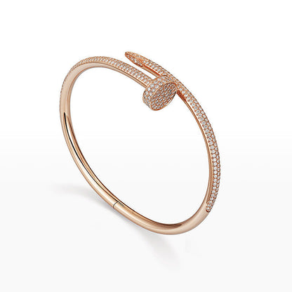 [BLAUE TRÄNEN]JUSTE ARMBAND 3,5MM ALLE DIAMANTEN