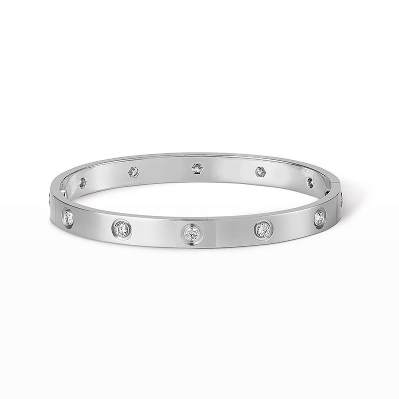 [BLUE TEARS]LOVE BRACELET 6.1MM 10 DIAMONDS