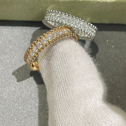 [BLAUE TRÄNEN] PERLEE DIAMANT ROSÉGOLDRING