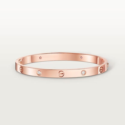 [Blue Tears Jewelry]LOVE BRACELET 4.8MM 4 DIAMONDS