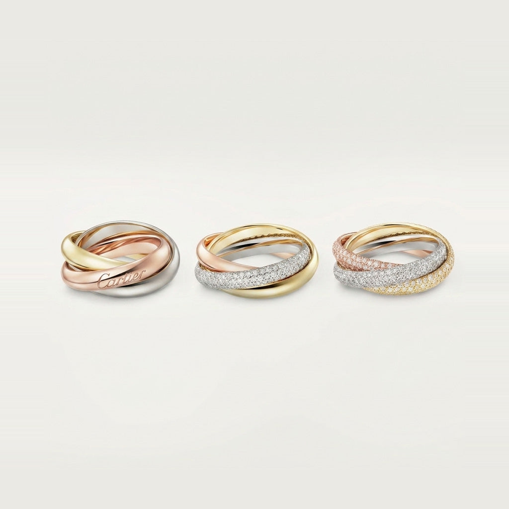[Blue Tears Jewelry]TRINITY 3.2MM RING COLLECTION