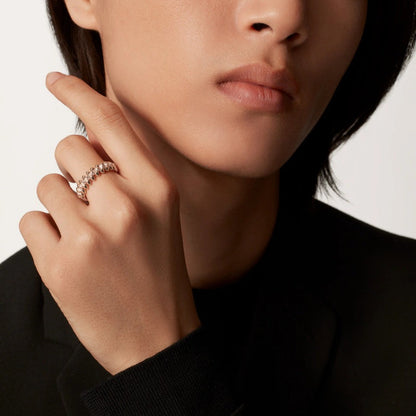 [Blue Tears Jewelry]CLASH 6.4MM SMALL FULL DIAMOND RING