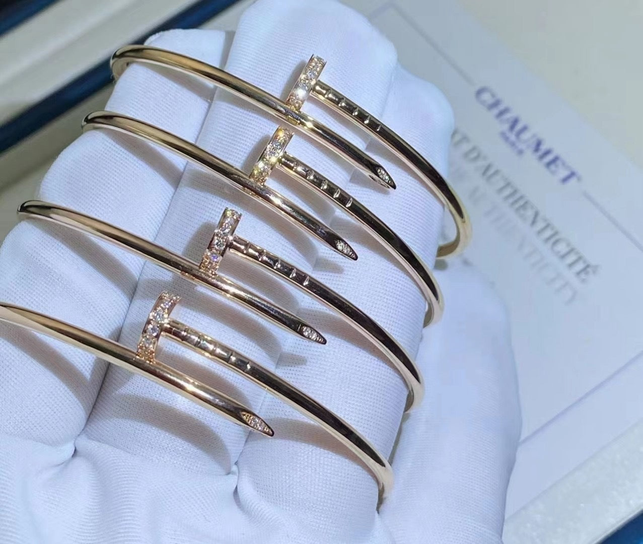 [BLAUE TRÄNEN]JUSTE ARMBAND 2,5MM DIAMANTEN