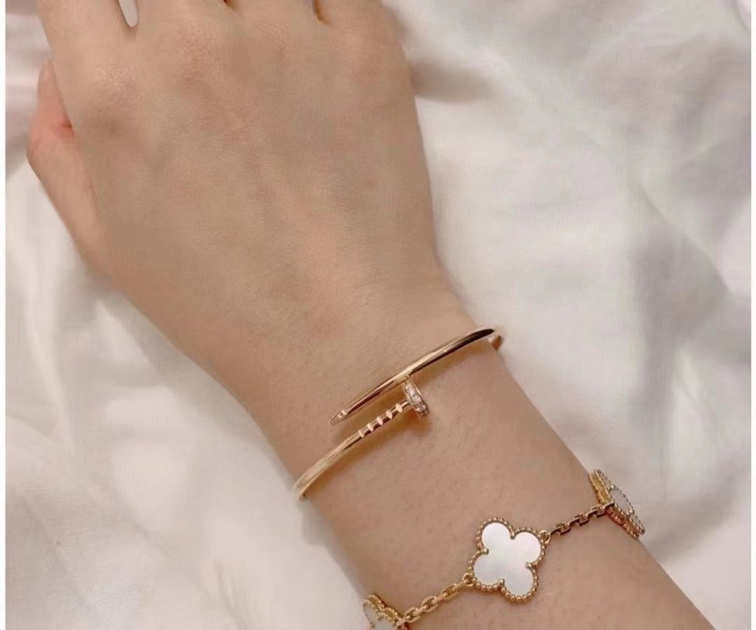 [BLAUE TRÄNEN]JUSTE ARMBAND 2,5MM DIAMANTEN