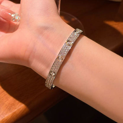 [Blue Tears Jewelry]LOVE BRACELET 6.1MM DIAMOND-PAVED 10 BIG DIAMONDS