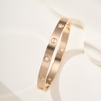 [Blue Tears Jewelry]LOVE BRACELET 6.1MM 4 DIAMONDS