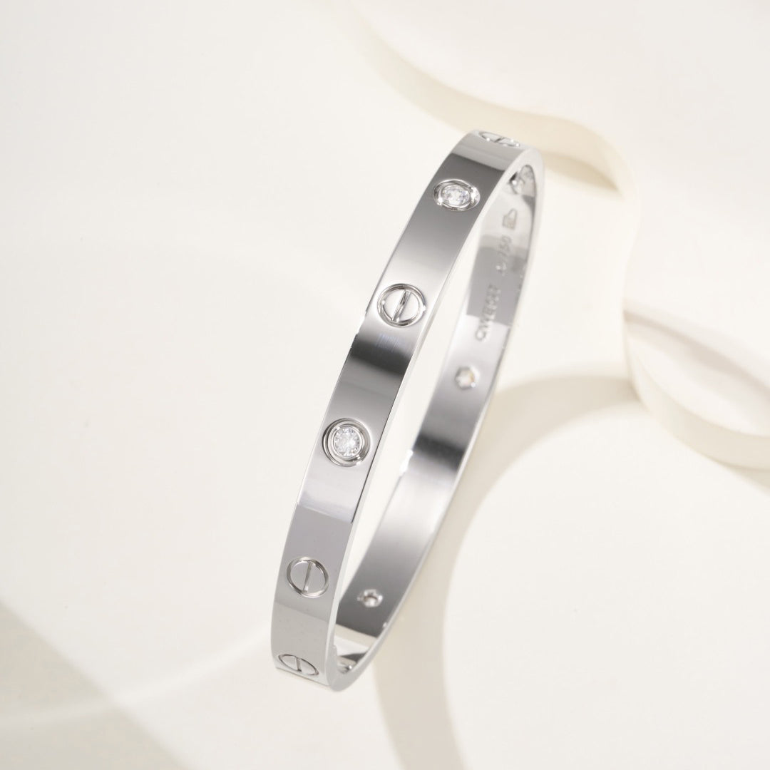 [Blue Tears Jewelry]LOVE BRACELET 6.1MM 4 DIAMONDS