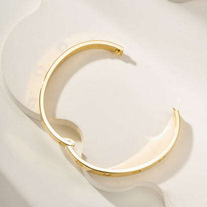[Blue Tears Jewelry]LOVE BRACELET 6.1MM 4 DIAMONDS