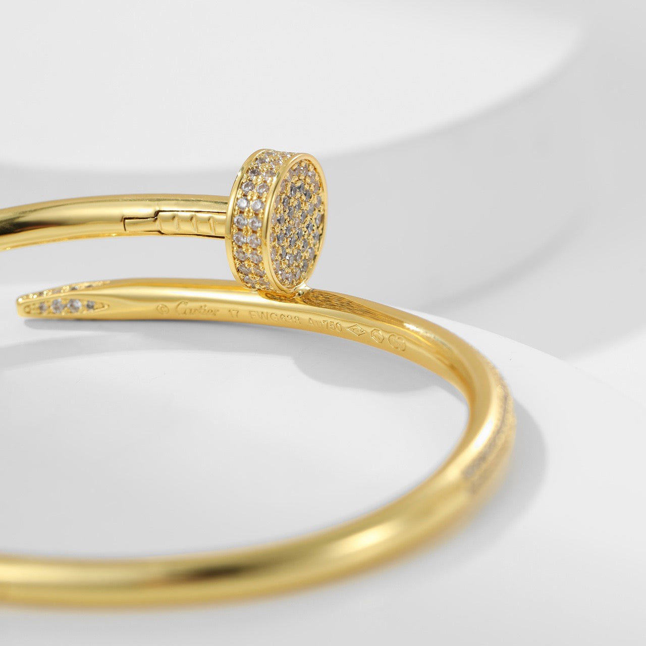[Blue Tears Jewelry]JUSTE BRACELET 3.5MM ALL DIAMONDS