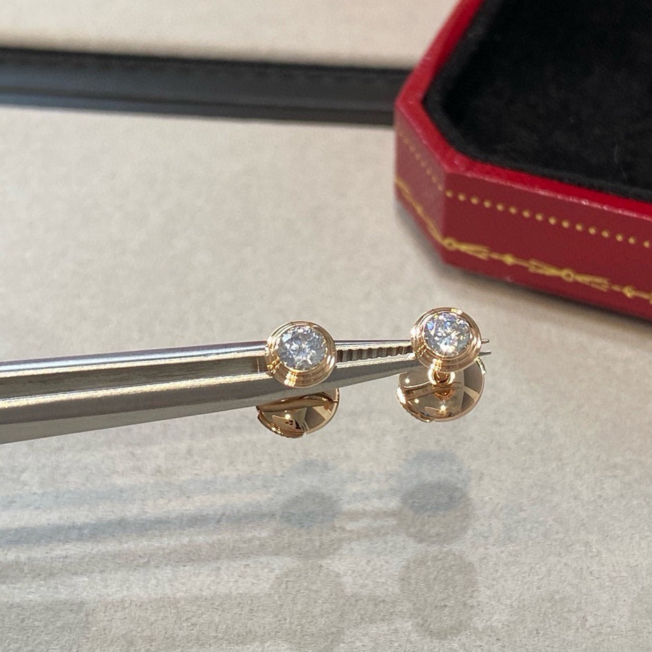 [Blue Tears Jewelry]DAMOUR DIAMOND EARRINGS