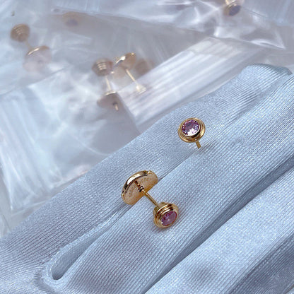 [Blue Tears Jewelry]DAMOUR PING DIAMOND EARRINGS
