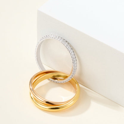 [Blue Tears Jewelry]TRINITY 2.5MM RING COLLECTION
