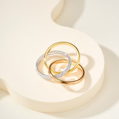 [Blue Tears Jewelry]TRINITY 2.5MM RING COLLECTION