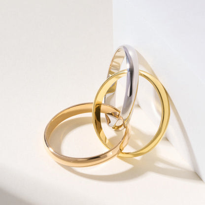 [Blue Tears Jewelry]TRINITY 2.5MM RING COLLECTION
