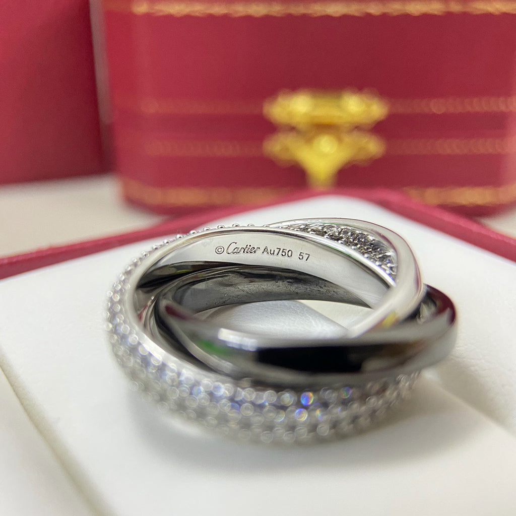 [Blue Tears Jewelry]TRINITY 3.2MM RING BLACK CERAMIC
