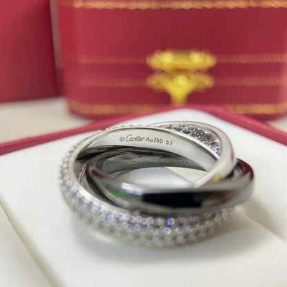 [Blue Tears Jewelry]TRINITY 3.2MM RING BLACK CERAMIC