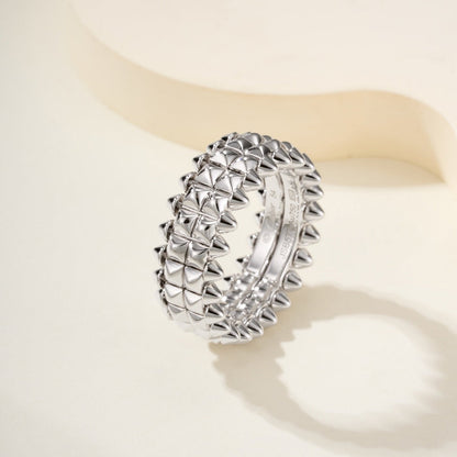 [Blue Tears Jewelry]CLASH 9.2MM DOUBLE ROW RING